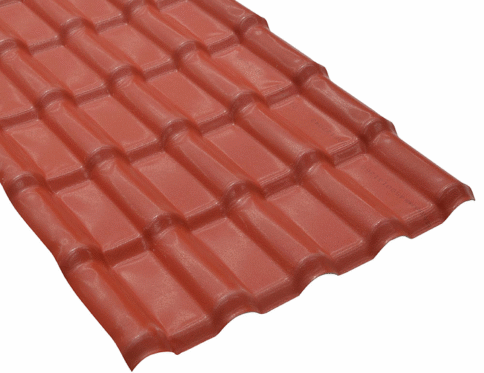 Teja termoacústica UPVC cresta alta